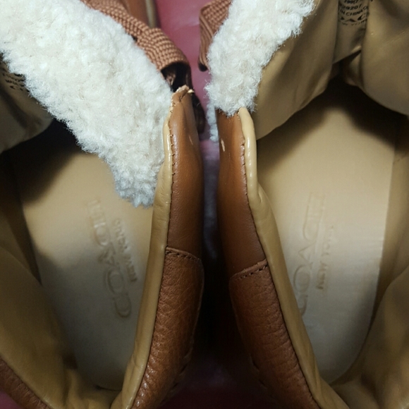 NWOT COACH LEATHER BOOTS - Picture 5 of 8